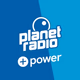Logo de planet radio - planet plus power