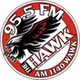 95.5 The Hawk - WAWK logo