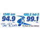 Logo de 94.9 & 99.1 The River - KDEC