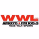 Logo de WWL AM 870/FM 105.3 - WWL