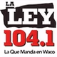 La Ley 104.1 FM - KWOW logo