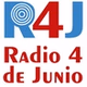 Radio 4 de Junio (R4J) logo