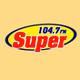 Rádio Super FM 104.7 logo