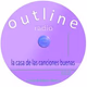 Logo de outline radio