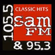 Logo de Sam FM 105.5 & 95.3 - WKTR