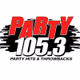 Logo de Party 105 - WPTY