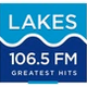 106.5 Lakes FM - KFMC logo