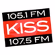 Logo de KISS 105.1 & 107.5 - WFXM-HD2