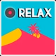 100FM רדיוס - Relax logo