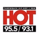 Hot 95.5/93.1 - WHHD-HD2 logo