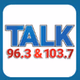 Talk 96.3 & 103.7 - WTIB logo