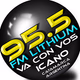 Logo de 95.5 FM Lithium