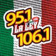 La Ley 95.1 FM & 106.1 FM - WJNX logo