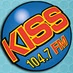 Logo de 104.7 Kiss FM - KTRS-FM