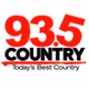 Country 93.5 - CKXC-FM logo