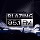 Blazing 95.1 logo