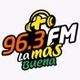La Más Buena 96.3 FM logo