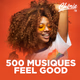 Logo de Chérie FM - 500 Musiques Feel Good