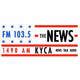 Logo de The News 1490 AM 103.5 FM - KYCA
