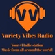 Variety Vibes Radio (VVR) logo