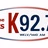 K92.7 - WKLV logo