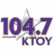 Logo de 104.7 KTOY - KTOY
