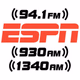 Logo de ESPN 94.1 - WRVC