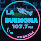Logo de La Buenona 107.7 FM