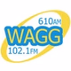 Heaven 610 AM - WAGG logo
