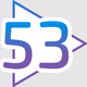 Logo de Hit 53