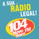 Rádio 104 FM Novo Som logo