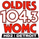 Oldies 104.3 HD-2 - WOMC-HD2 logo