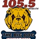 105.5 The Big Dog - WVNA-FM logo