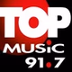 Top Music 91.7 - XHKH logo