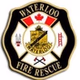 Waterloo County, ON Canada Fire logo