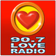 90.7 Love Radio Davao - DXBM logo