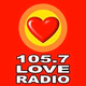 Logo de 105.7 Love Radio Roxas - DYML