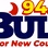 94.9 The Bull - WMSR-FM logo