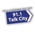 Talk City 91.1 FM logo