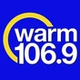 Warm 106.9 - KRWM logo