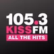 105.3 KISS FM - KONA-FM logo
