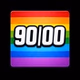 90|00 Radio logo