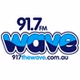 91.7 The Wave logo