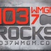 ROCKS 103.7 - WMGM logo