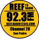 Logo de Reef TV Radio 92.3 FM