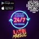 24-7 LATIN MUSIC logo