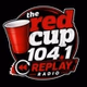 104.1 Replay Radio The Red cup logo