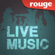 Logo de Rouge FM - Live Music