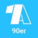Radio 1A - 1A 90er logo