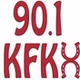 90.1 The X - KFKX logo